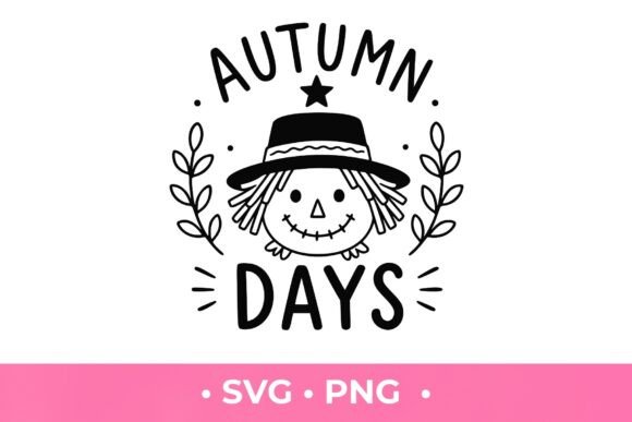 Autumn Days SVG: Graphics for T-Shirt Designs
