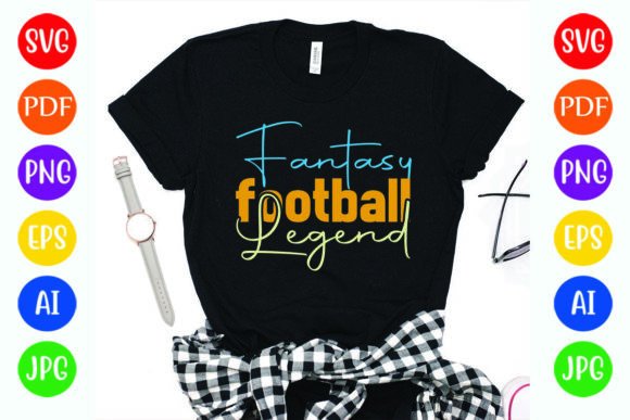 Fantasy Football Legend Graphics for T-Shirt Designs
