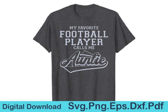 Football Auntie Graphics for Crafts