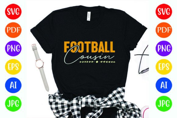 Football Cousin T-Shirt Design Graphics Review