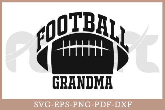 Football Grandma SVG: Graphics for Crafts