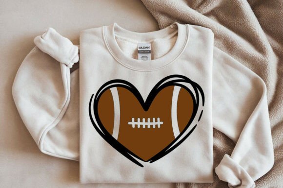 Football Heart SVG: Graphics for Crafts