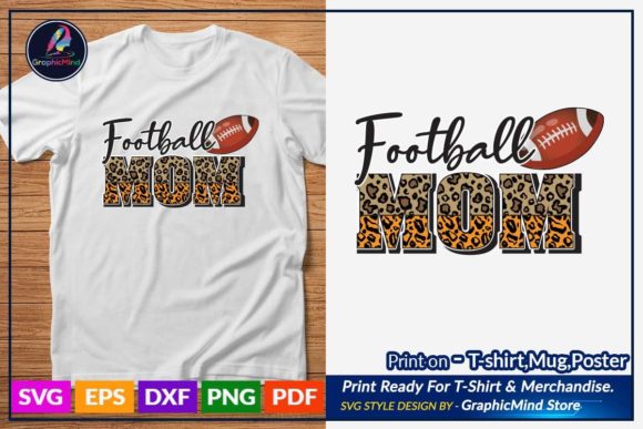 Football Mom T Shirt Sublimation Graphics for Crafts