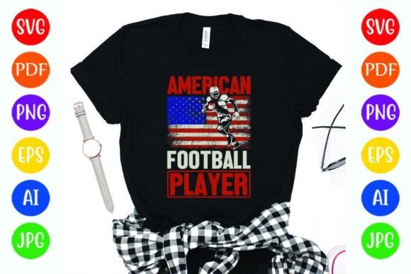 Football T-Shirt Design American Football Graphics