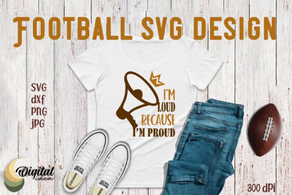Funny Shirt Designs SVG: Football Graphics for Crafts