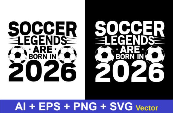 Soccer Football Tshirt Design Vector for Crafts and Graphics