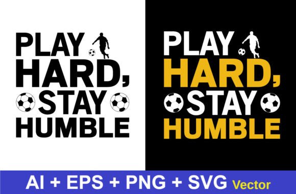 Soccer Tshirt Design Football Vector Graphics for Crafts